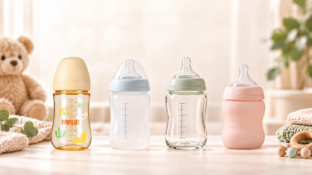 PPSU, PP, Glass or Silicone: Which Baby Bottle Material Is Right for You?