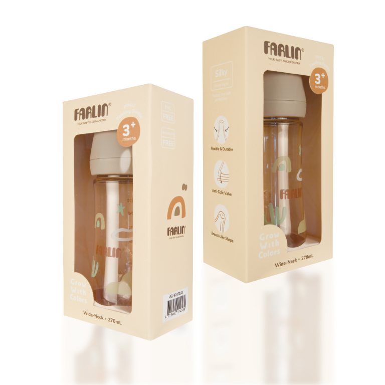 PPSU Wide Neck Feeding Bottle 270ml | Coral Cream – Stardust Coral