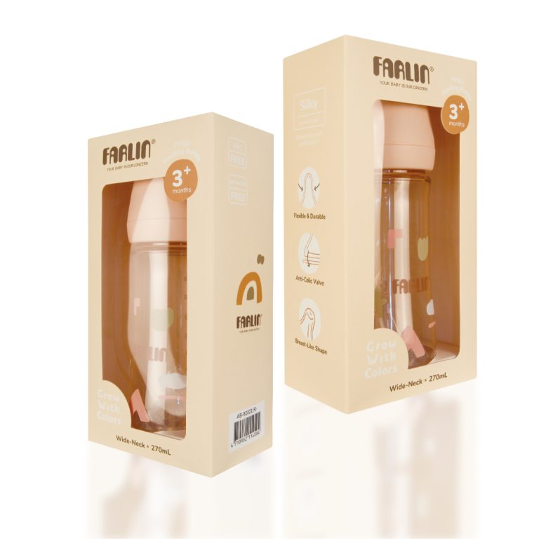 PPSU Wide Neck Feeding Bottle 270ml | Garden Pink – Tulip Garden