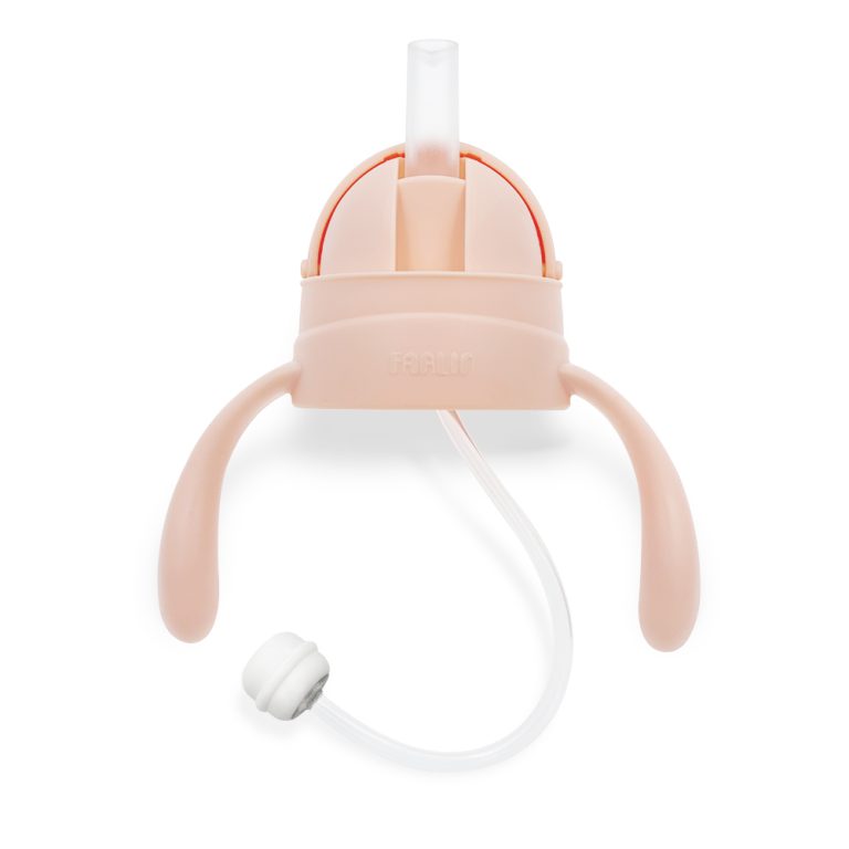 Straw Slider Handle Set Garden Pink 1pc Wide Neck